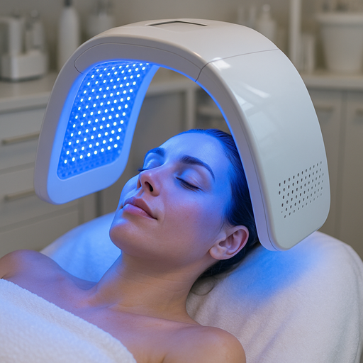 Relaxing LED Blue Light Therapy